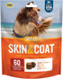 VetIQ Skin and Coat Supplement for Dogs, Helps Maintain Healthy Skin and Shiny Coat, Hickory Smoke Flavor Dog Chew, Made in The USA, 60 Count...
