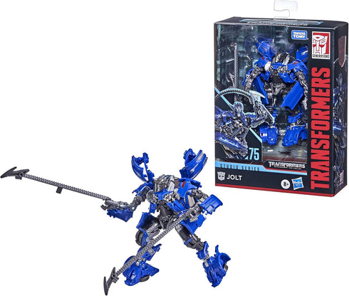 Transformers Toys Studio Series 75 Deluxe Class Revenge of The Fallen Jolt Action Figure - Ages 8 and Up, 4.5-inch...