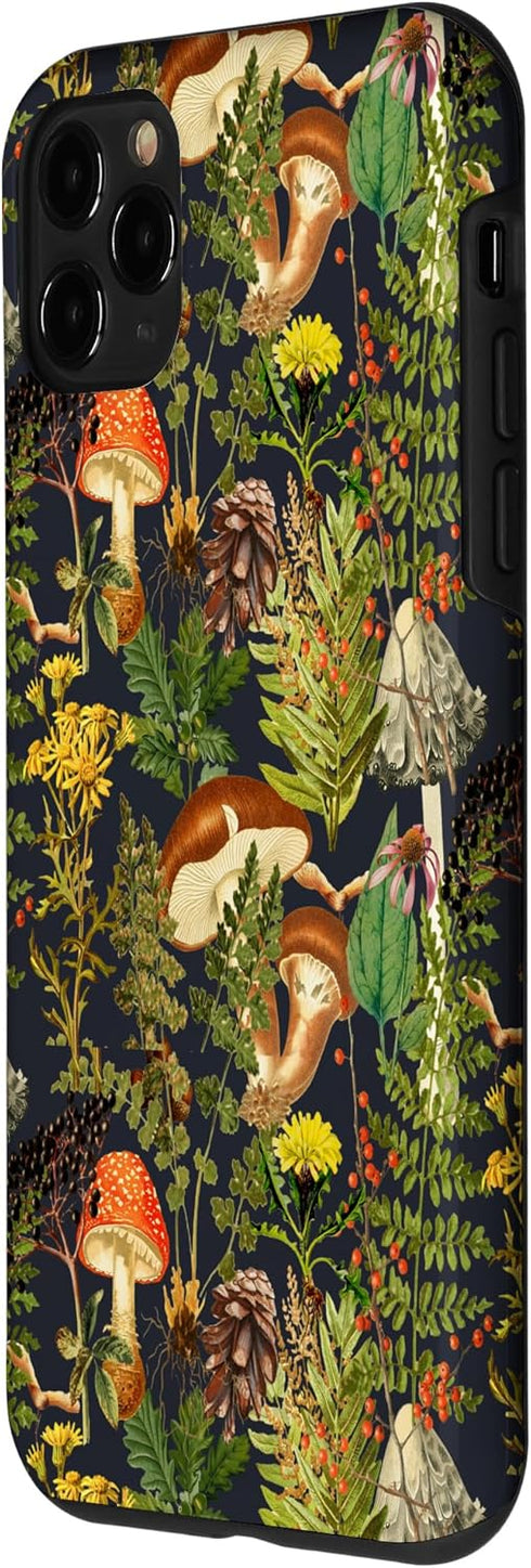 iPhone 11 Pro Mushroom woodland scene elderberries fungi nature shrooms Case...