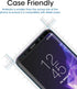 amFilm Glass Screen Protector for Samsung Galaxy S9 Plus, 3D Curved Tempered Glass, Dot Matrix with Easy Installation Tray, Case Friendly (Black)...