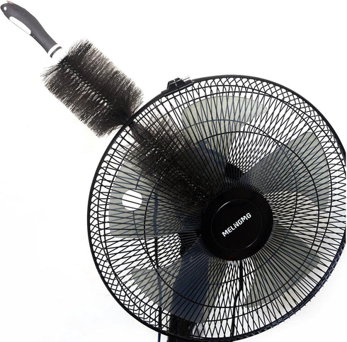 Fan Duster Cleaner Brush (Non-Disassembly Clean), Bendable Cleaning Brush for Tower Fans/Floor Fans/Oscillating Fans/Blind Shutter/Vent/Curtain, M...