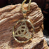 bahamut Celtic Knot Triquetra Cross Pendant Necklace for Men Woman,Vintage Norse Viking irish Trinity Protection Amulet Jewelry Gifts...