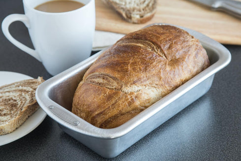 Doughmakers Loaf Pan Commercial Grade Aluminum 8.5" x 4.5"...