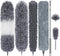Dusters for Cleaning, 7Pcs Microfiber Duster with Extension Pole Up to 100Inches, Machine Washable Ceiling Fan Cleaner Duster for Cleaning Cobweb,...