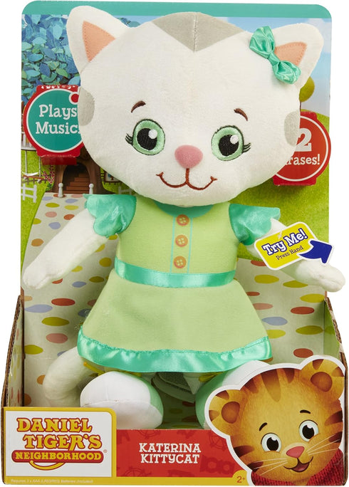 Daniel Tiger's Neighborhood Friend Katerina Kitty Cat Plush with Sounds...