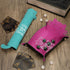 2pcs Cat Dice Rolling Tray Novelty Folding Leather Dice Holder Portable Dice Storage Accessories Decorative Desk Organizer Funny Gift for DND Game...