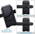 Belt Holster for iPhone 15 14 13 12 11 Pro Max, 15/14 Plus, XS Max, Samsung Galaxy S23+ A54 A53 A52, Belt Phone Holder for Men with Card Slot (Bla...