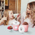 Ice Cream Containers (2 Pack - 1 Quart Each), Freezer Containers for Homemade Ice Cream Storage - Pink...