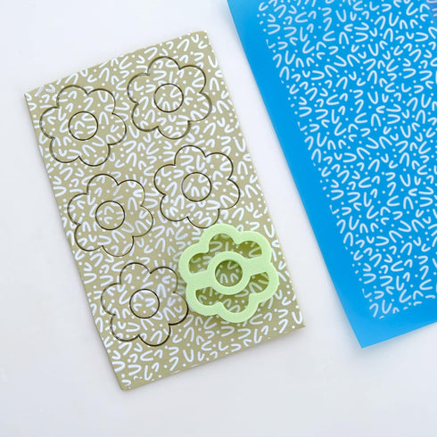 Dacmern Silk Screen for Polymer Clay, Silk Screen Stencils Reusable for Polymer Clay Earrings, Silkscreens for Clay Jewelry, Texture Sheets for Po...