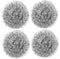 4pcs Kitchen Cleaning Ball Kitchen Spiral Scrubbers Stainless Steel Wool Scouring Pad Dish Brush Brillo Pad Metal Dish Scrubber Cleaning Scrubber ...