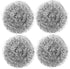 4pcs Kitchen Cleaning Ball Kitchen Spiral Scrubbers Stainless Steel Wool Scouring Pad Dish Brush Brillo Pad Metal Dish Scrubber Cleaning Scrubber ...