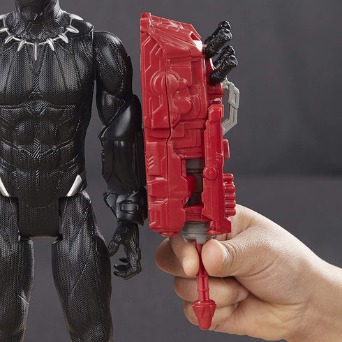 TheAvengers Titan Hero Series Black Panther 12'' Action Figure from Movie Endgame...