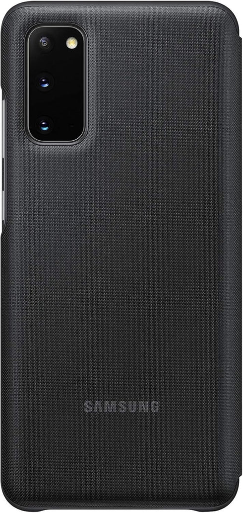 SAMSUNG Galaxy S20 Case, LED Acrylic Wallet Cover - Black (US Version with Warranty) (EF-NG980PBEGUS)...