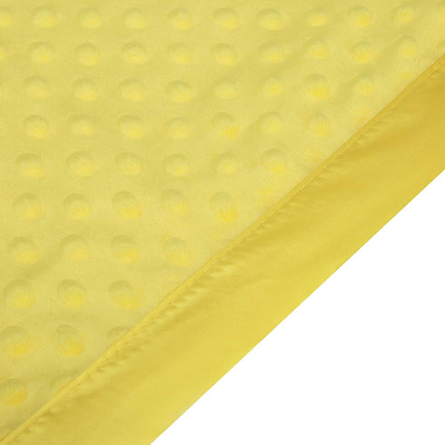 Pro Goleem Baby Soft Minky Polyester Blanket with Satin Backing Baby Gifts for Boys and Girls Pet Blanket for Dogs/Cats/Puppies (Yellow, 30’’ x 40...