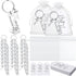 Misdary 72 Pcs Team Appreciation Gifts Thank You Keychain Bulk with Card Organza Bag for Coworkers Employee Staff Teacher Nurse Volunteer Team...
