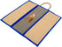 SmartyKat Clever Claws Carpet & Burlap Hanging Cat Scratch Mat - Brown/Gray with Blue Trim, One Size...
