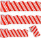 Whaline 98.4ft Christmas Bulletin Board Borders 3 Sizes Red White Striped Die-Cut Rolled Border Trim for Xmas Winter School Classroom Office Chalk...