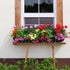 2PCS 24 Inch Window Box Liner Fabric Planter Basket Liner Trough Planter Insert Liner Black Hanging Flower Basket Liners Non-Woven Felt Plant Line...