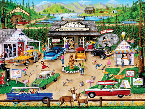 Masterpieces 550 Piece Jigsaw Puzzle for Adults, Family, Or Kids - Greetings from The National Parks - 18"x24"...