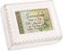 Grandma Hearts Ivory Rope Trim 4.5 x 3.5 Tiny Square Jewelry Keepsake Box...