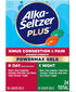 Alka-Seltzer Plus Maximum Strength PowerMax Sinus Congestion & Pain Medicine, Day + Night Liquid Gels - Powerful Relief for Cold and Flu, Sinus Co...