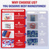 14400PCS Blue Red Flatback Pearls Rhinestones,B7000 Jewelry Glue with Flat Back Pearl and Resin Rhinestones for Crafts,Tumblers,Shoes,Nails,Face A...