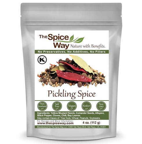 The Spice Way Pickling Spice - (4 oz) seasoning made from spices for pickles, canning, corned beef and even pastrami...