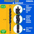 3/4-Inch x 7-1/2-Inch Triple-Cut Black Auger Drill Bit for Wood, Quick Change Hex Shank 3/8-Inch, Precision Drilling in Soft and Hard and Wood for...