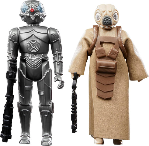 STAR WARS Retro Collection 4-LOM & Zuckuss, 2-Pack, The Empire Strikes Back 3.75-Inch Collectible Action Figures, Ages 4 and Up (Amazon Exclusive)...