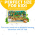 Tot Talk Mountain Animals Educational Placemat for Kids – Made in USA – Durable, Double-Sided, Learning Placemat with Mountain Wildlife & Nature F...