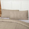 VHC Brands Sawyer Mill Ticking Stripe King Sham, Charcoal Gray, 21x37...