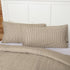 VHC Brands Sawyer Mill Ticking Stripe King Sham, Charcoal Gray, 21x37...