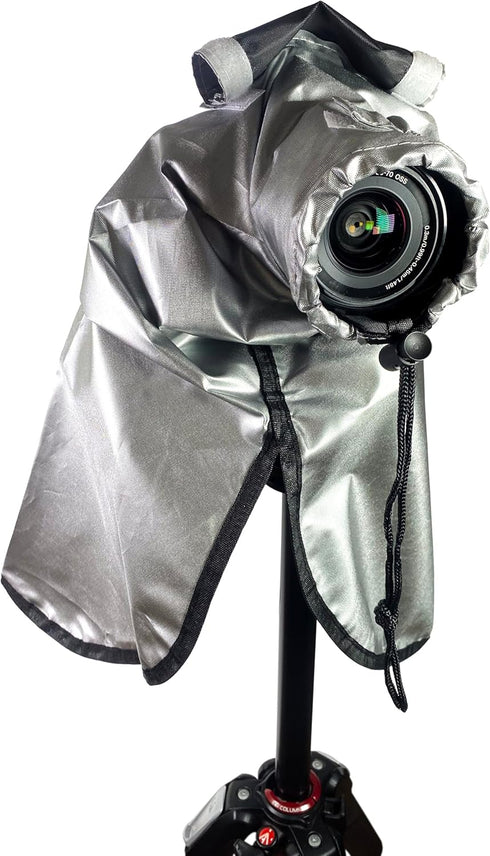 Camera Rain Cover Extra-Long Coat - Waterproof Weather Sleeve Covers DSLR Cameras Gear Lens and for Tripod...