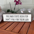 Dog Wooden Signs (Medium - Wood And Metal, The Dogs Have Been Fed Don’t Fall For Their Lies)...