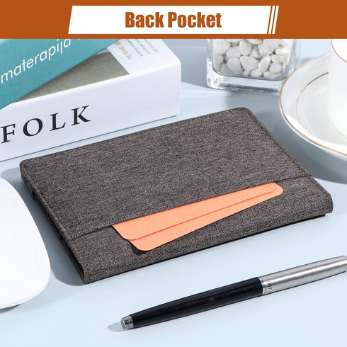 Journal Cover for Field Notes - Compatible with Moleskine Cahier's Notebook - Waterproof Fabric,Multifunctional Organizer with Pen Loop, Business ...