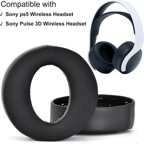 PS5 Cooling Gel Ear Pads - defean Replacement Ear Cushion Cover Cushion Compatible with Sony ps5 Wireless headphone, PULSE 3D Wireless Headset, Vs...