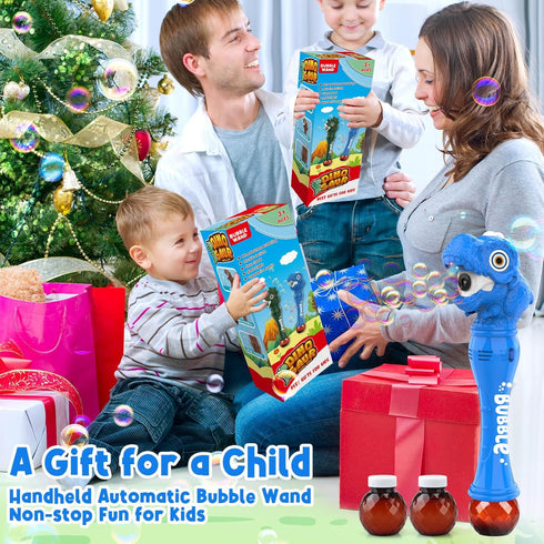 Bubble Wand Toys for 3 4 5 6 7 8 Years Old Boys: Bubbles Machine Bubble Blower for Toddlers 1-3 Outdoor Toys for Toddlers Age 1-3 Dinosaur Toys fo...
