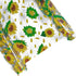 ZLIFA Sunflower Print Clear Vinyl Faux Leather Sheets, 12" x 47" Smooth Printed PVC Fabric Roll for Handmade Bows Earrings Handbag Sewing Crafts, ...
