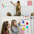 Mini Dry Erase Erasers, IHPUKIDI 48 Pack Magnetic Whiteboard Dry Erasers Chalkboard Cleaner Wiper for kids and Classroom Teacher Supplies, Home an...