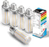Big 1.57*4.92inch/E26 LED Corn Light Bulbs 150 Watt Equivalent 2000lm,2700K Warm White,15W E27 Medium Base Non-dimmable Candelabra Ceiling Fan Cor...