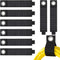 Heavy Duty Storage Straps 17-inch, 8 Pack Extension Cord Holder Storage Wrap Cable Organizer Hook Loop Cable Ties For Hoses, Wires, Ropes, RV, Cam...