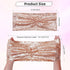 Poise3EHome Rose Gold Sequin Chair Sashes Folding Chair Covers Bow for Party Wedding Reception Decorations, 10 PCS...