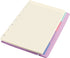 FILOFAX Refillable Pastel Notebook, A5 (8.25" x 5") Orchid - 112 Cream moveable pages - Index, pocket and page marker (B115054U)...