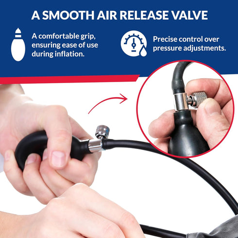 Dixie EMS Deluxe Aneroid Sphygmomanometer Blood Pressure D-ring Cuff - Pink...