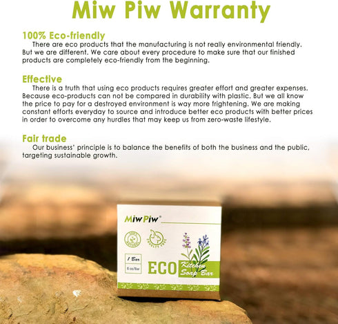 Vegan Dish Soap Bar Pack 2- Large 6 Ounce - Lather Clean Safe Ingredients- Plastic Free Palm Oil Free - Zero Waste Eco Friendly Kitchen Dishwashin...