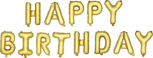 True Fabrication 6237 Gold Happy Birthday Mylar Balloon, Multi Color...
