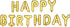 True Fabrication 6237 Gold Happy Birthday Mylar Balloon, Multi Color...