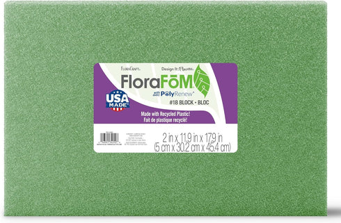 FloraCraft FloraF?M Block 2 Inch x 11.9 Inch x 17.9 Inch Green...