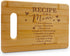 Gifts for Mom - "Recipe For A Mom” Bamboo Engraved Personalized Cutting Board (9"x6") - Birthday Gifts for Mom from Daughters - Mother's Day, Gran...