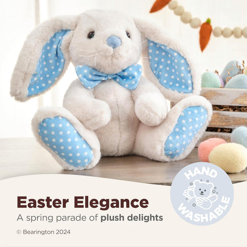 Bearington Sky Flops The Stuffed Bunny, 10 Inch Bunny Plush, Baby Easter Gifts...